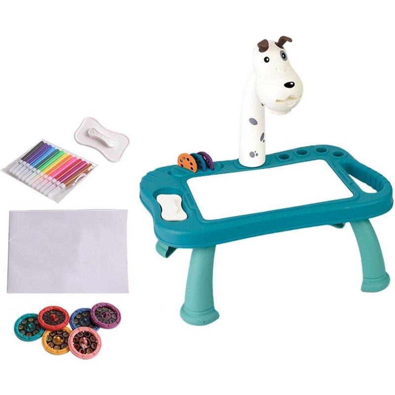 Planche À Dessin De Projection Pour Enfants, Apprentissage Artistique, Table De Dessin Pour Enfants, Trace Et Dessin, Jouet Effaçable