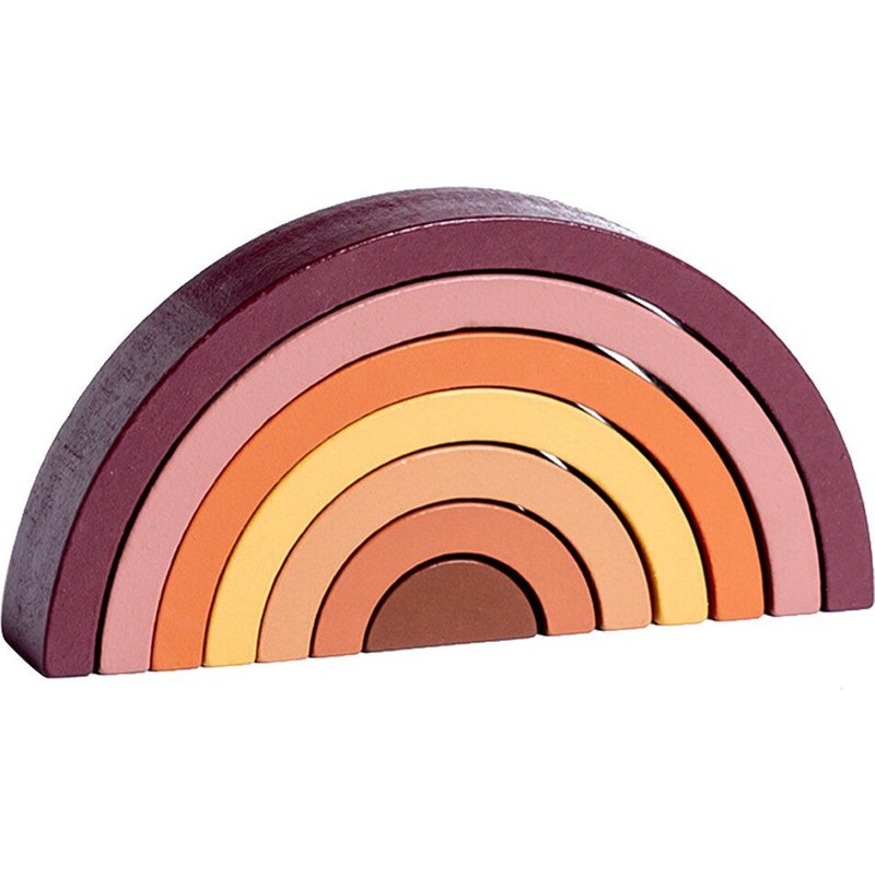 Jeu D'Équilibre À Empiler Créatif Montessori, Blocs De Construction En Bois Pour Bébé, Jouet Éducatif En Arc-En-Ciel, Cadeau Pour Enfants