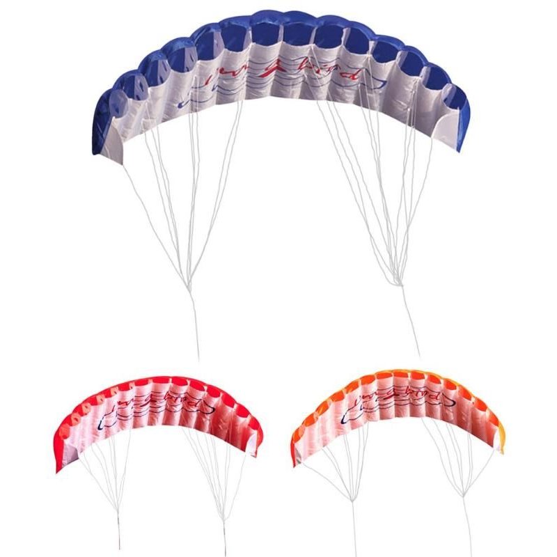 Cerf-Volant À Double Ligne Avec Outils Volants, Cerf-Volant À Tressage Électrique, Kitesurf Arc-En-Ciel, Sport De Plage, Jouets Volants De Plein Air