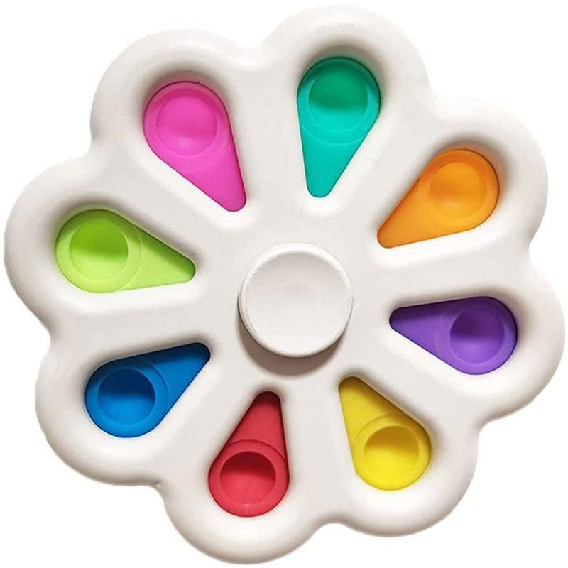 Ensemble De Jouets Sensoriels En Forme De Fleur, Anti-Stress Et Anti-Anxiété, Pour Tdah, Autisme