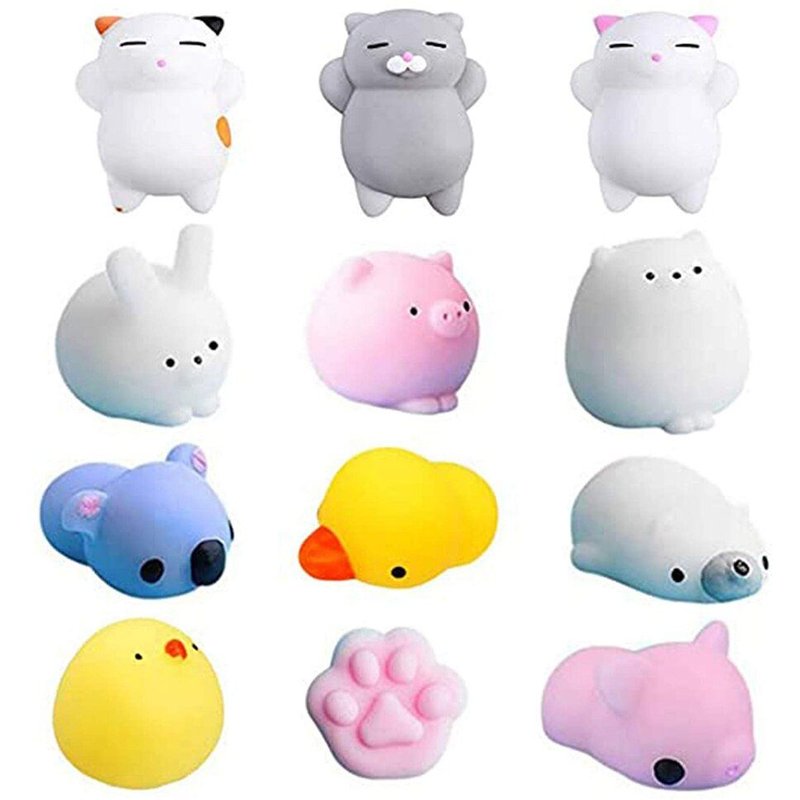 Mini Balle Anti-Stress À Presser Pour Chat, Jouet Mignon À Décompression, Décoration De Bureau, Cadeau, Artefact De Décompression