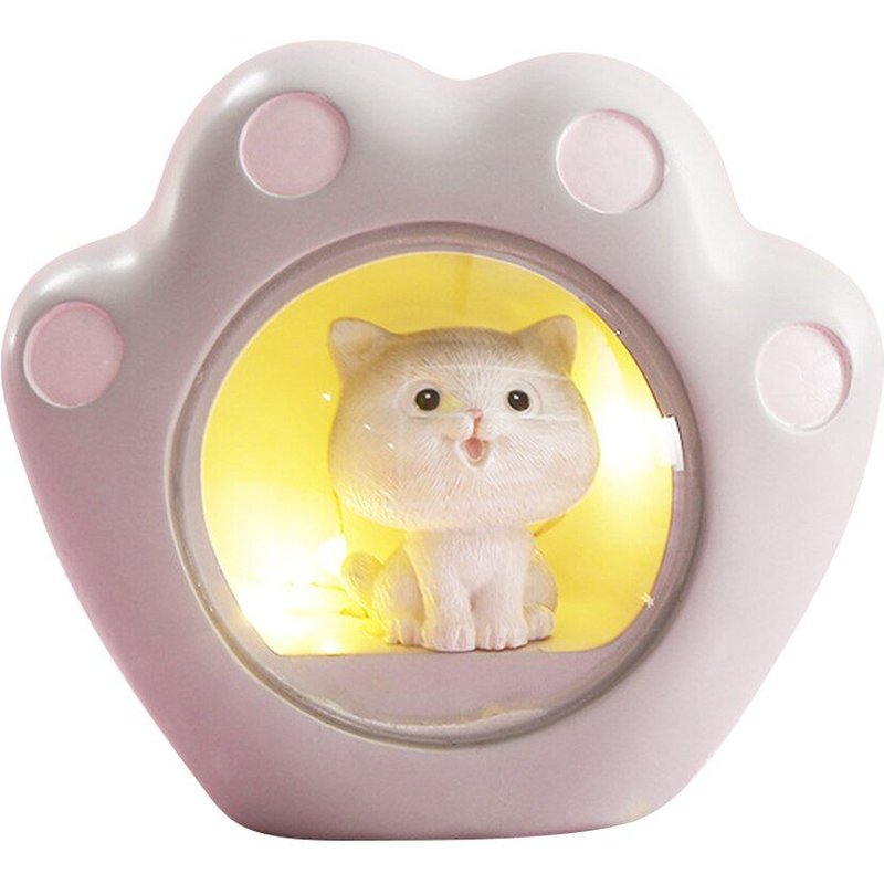 Lampe Led En Résine Décorative, 1 Pièce, Luminaire Décoratif De Couleur, Idéal Pour Une Table De Chevet, Une Chambre De Bébé Ou Comme Cadeau De Noël