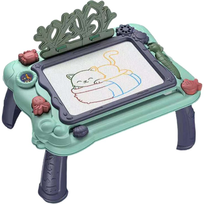 Planche À Dessin Magnétique Effaçable Pour Enfants, Planche De Gribouillage Éducative Avec Jambes Amovibles, Apprentissage Magnétique