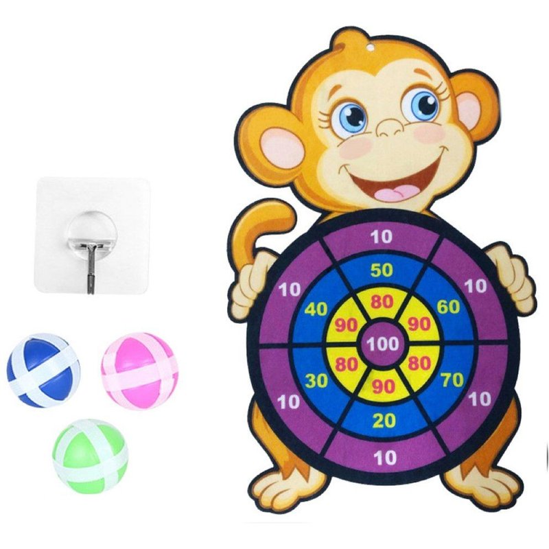 Jeu De Disques Auto-Adhésifs Pour Jeu De Fléchettes, Balle Collante, Pour Lancer Des Cibles Pour Enfants, Jouets Éducatifs D'Intérieur Et D'Extérieur