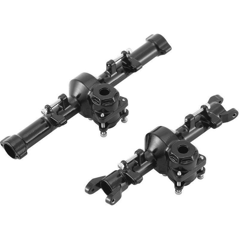 Couvercle D'Essieu Avant Et Arrière En Métal, Accessoires De Mise À Niveau Pour Axial Scx24 90081 1/24 Rc Pièces De Rechange De Voiture