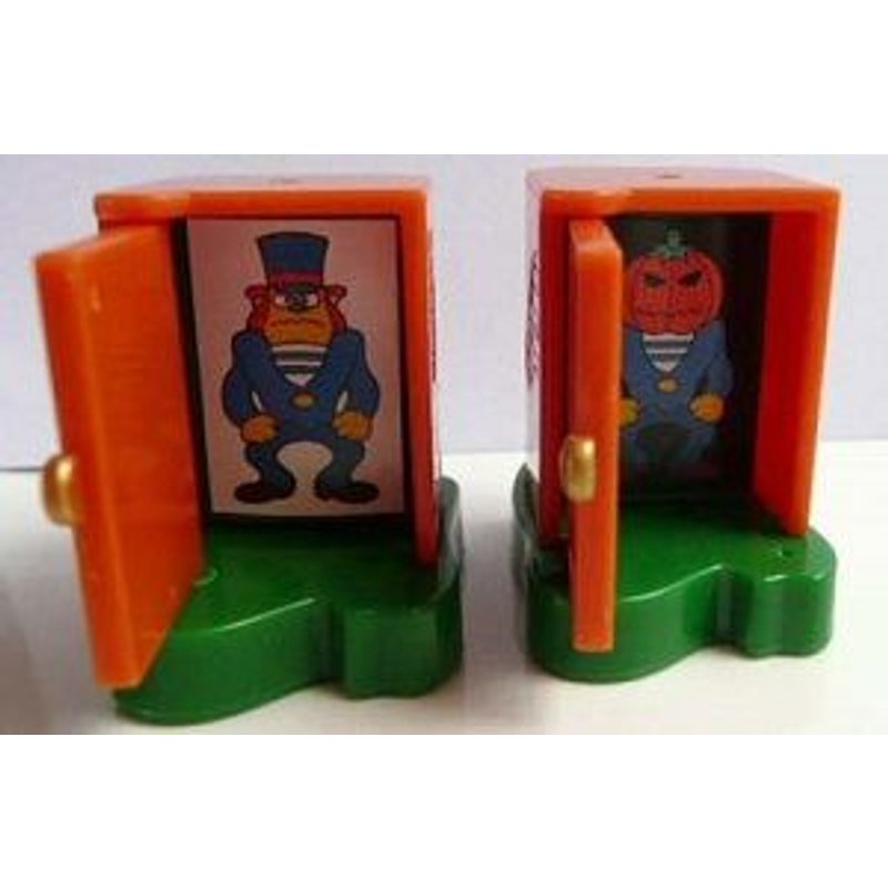Figurine "Kinder" (2007) - Monster Hotel 2 / Double Sam Et Placard Orange ( Tt096 / Tt-096 )