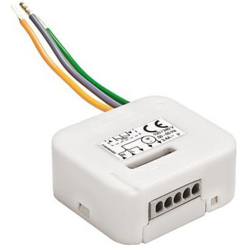 SOMFY 2401161 - Micro-récepteur ON/OFF pour éclairage - Technologie RTS - Compatible app TaHoma