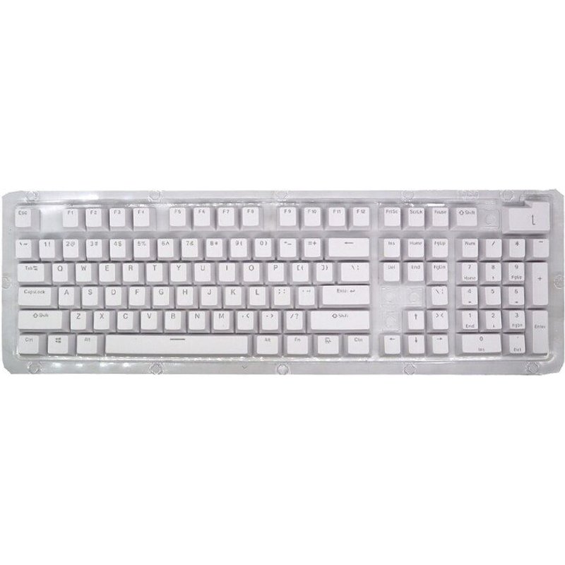 Capuchons de touches de clavier ABS 2 en 1, 104 Double injection, pour joueur, clavier de jeu mécanique, réplique des boutons du clavier