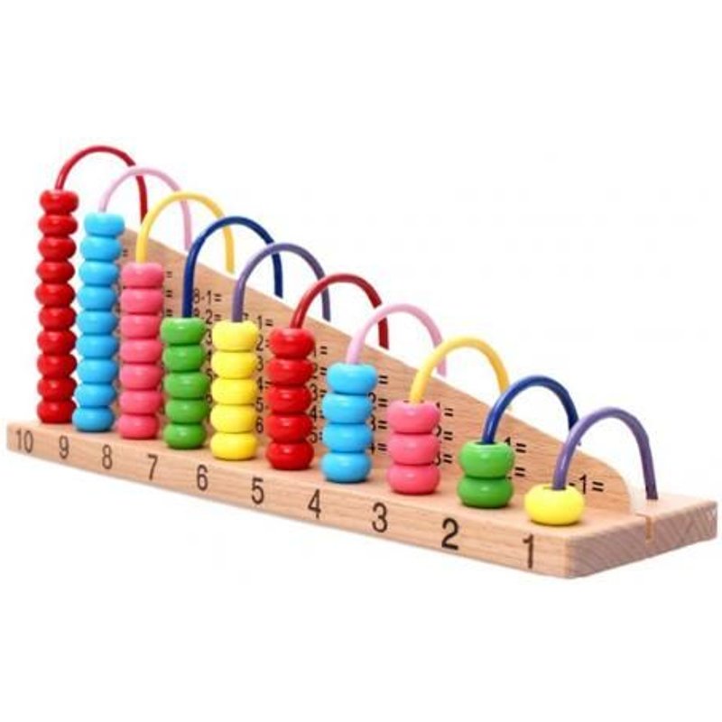 Perles De Comptage En Bois À 10 Rangées Pour Enfants, Apprentissage Des Maths, Cadre Abacus, Jouet D'Éducation Précoce