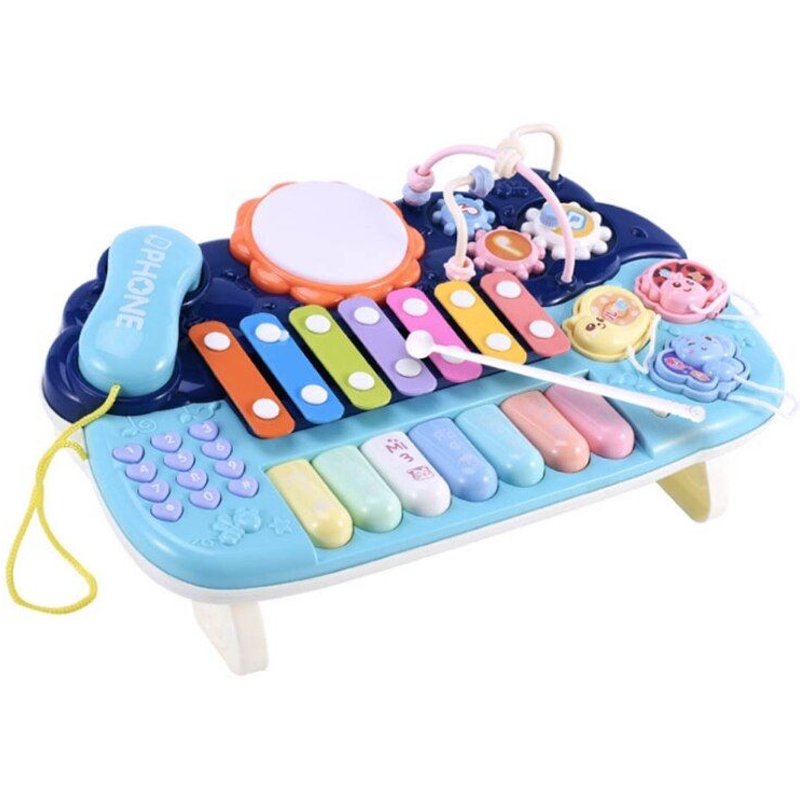 Jouet Musical Portable Multifonctionnel Pour Bébé, Instrument De Piano, Pour Entraînement À La Motricité Fine, Avec Musique