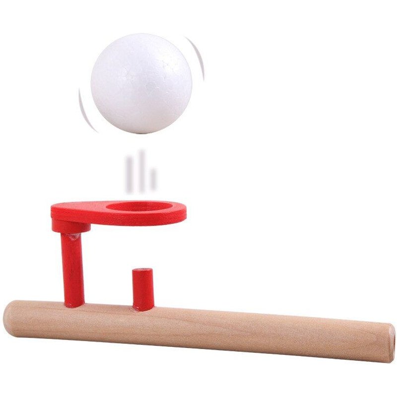 Boule De Soufflage En Bois, Entraînement D'Équilibre, Bâton De Capacité Vitale Pour Bébé Garçon Fille, Jouets Éducatifs D'Apprentissage Pour Enfant