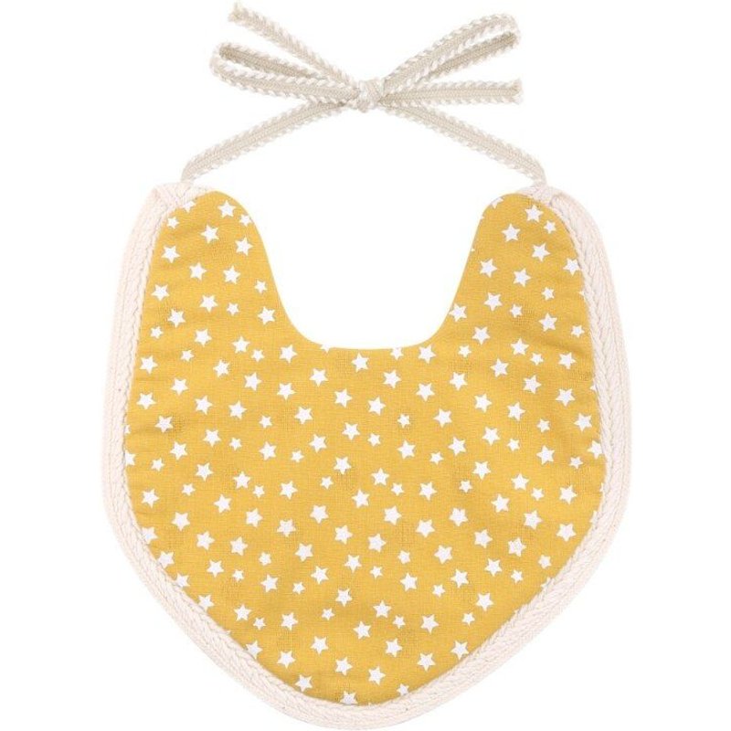 Bavoir En Coton Et Lin Pour Bébé, Impression De Dessin Animé, Alimentation Double Face, Serviette De Salive Pour Nouveau-Né, Cadeaux De Douche Pour Nourrissons