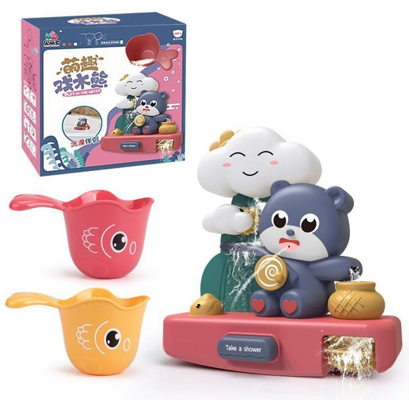 Jouets De Bain Pour Bébé, Douche Avec Requin/Crabe/Piste, Jouets Interactifs, Jeu D'Eau De Natation, Piscine De Pêche, Jouets De Plage Pour Enfants