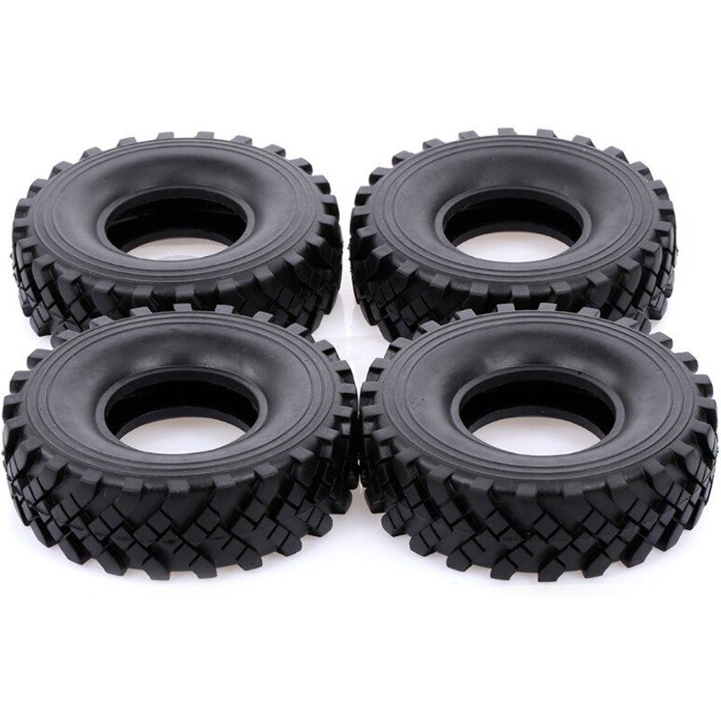 Pneus En Caoutchouc 066b, Diamètre Extérieur 127mm Pour Rc1:10, Pneus De Chenille En Forme De Gravier, Roue À Billes