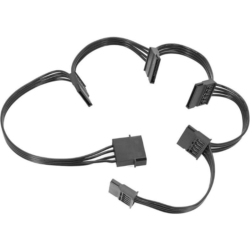 câble adaptateur de répartiteur alimentation SATA 4 broches IDE à 5xsata 1 à 5 sata