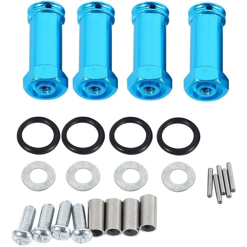 Adaptateur D'Extension De Roue, Moyeu Hexagonal En Aluminium De 12mm, 24mm, Pièces De Mise À Niveau Pour Voiture Rc 1/18 Wltoys A959 A949 A969 A979