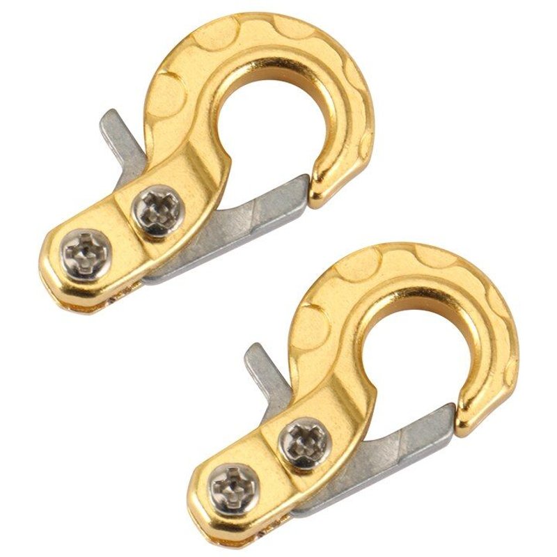 Crochet De Treuil De Remorque En Métal, 2 Pièces, Décoration Pour Voiture À Chenilles Axiale 1/10 Rc Scx10 Traxxas Trx4 Rc4wd D90, Pièces De Mise À Niveau