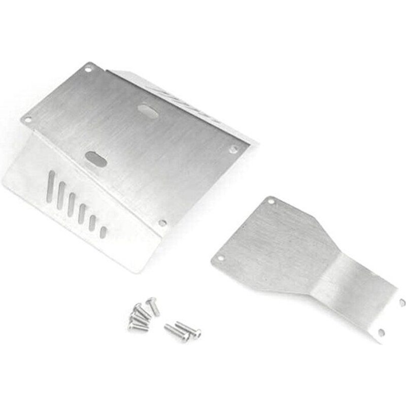 Plaque De Protection De Blindage Pour Châssis En Métal, Acier Inoxydable, Pour Tamiya Cc-01 Cc01 1/10 Rc, Pièces De Mise À Niveau De Voiture Sur Chenilles