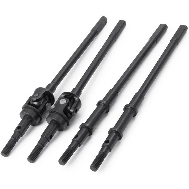 Axe Avant Et Arrière Cvd En Acier Dur, Pour Voiture À Chenilles Axiale 1/10 Rc Scx10 Ii 90046 90047 Pièces De Mise À Niveau