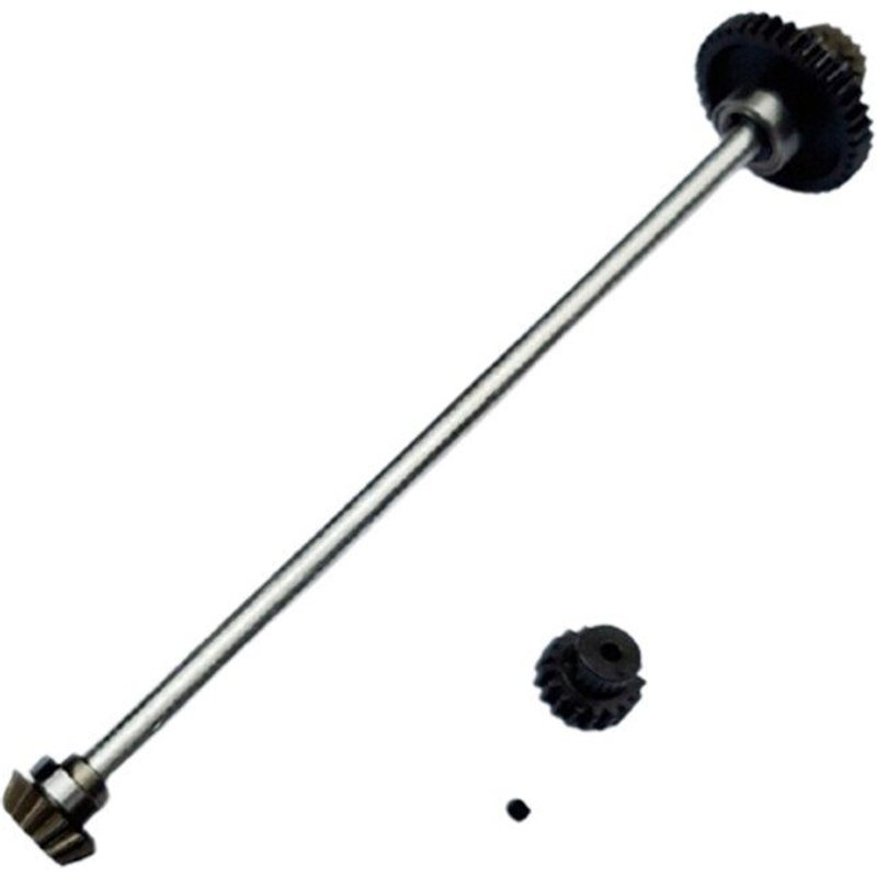 Axe D'Entraînement Central En Métal Avec Engrenage Moteur 17t, Pour Wltoys A959 A969 A979 K929 1/18 Rc Car, Pièces De Mise À Niveau