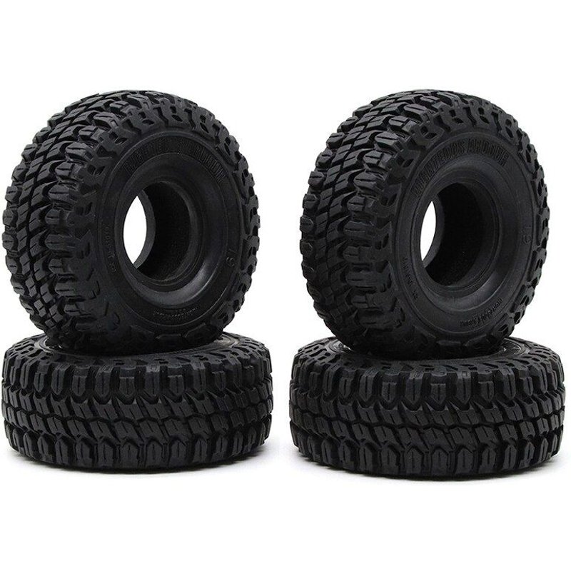 Pneus De Roue En Caoutchouc Pour Rc 1:10, 127x50mm 1.9, Chenille Axiale Scx10 Scx10 Ii 90046 Axi03007 Traxxas Trx4