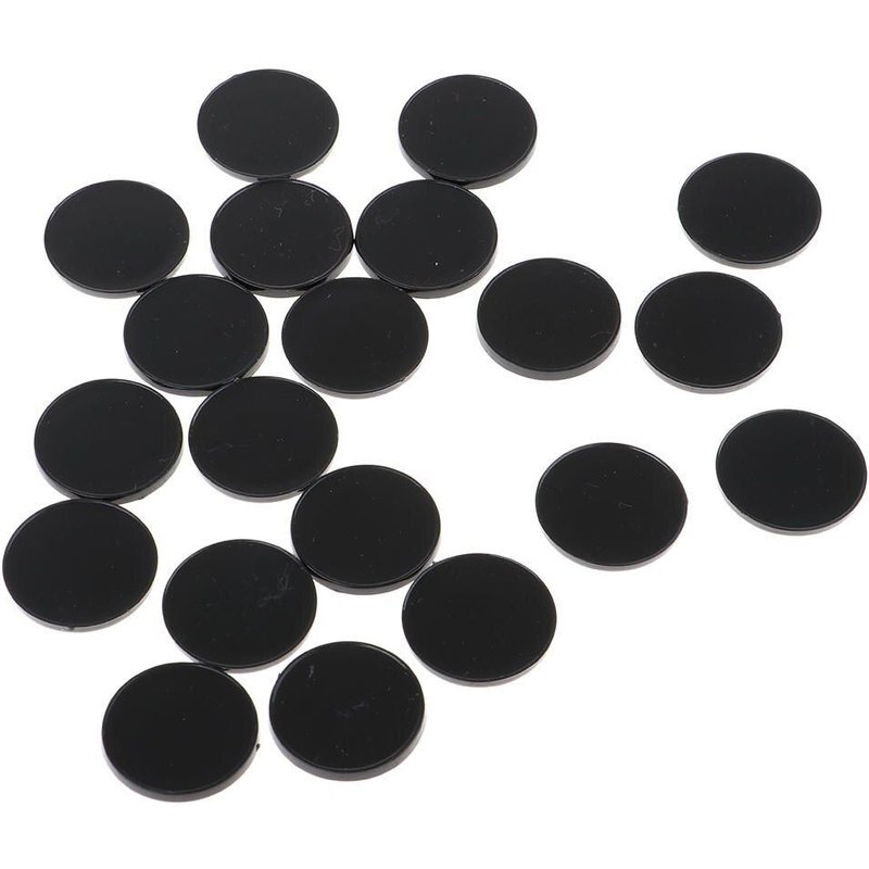 Figurines Miniatures De Jeu De Base, 20 Pièces, Accessoires De Bricolage, Petit Rond De 1 Pouce