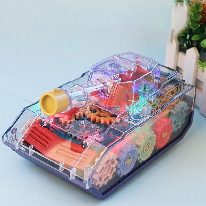 Réservoir De Musique Transparent Interactif, Avec Véhicule Sonore Et Lumineux, Pour Garçon Et Fille