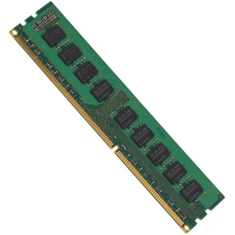 Mémoire de serveur, modèle DDR3 ECC, capacité 4 go, fréquence horloge PC3-10600E/1.5/1333 V, mémoire vive non tamponnée, 2RX8