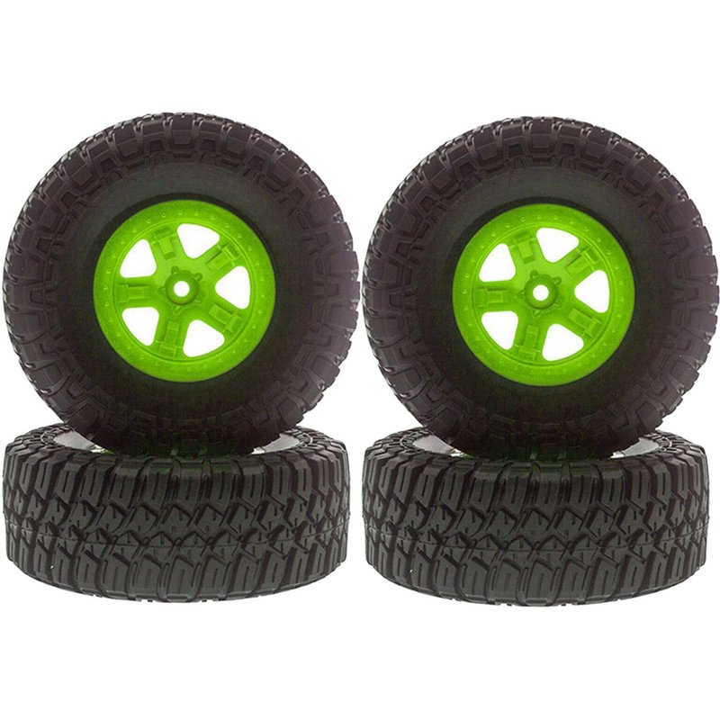 Pneus RC en caoutchouc pour Stampede Slash VXL XL5 2WD 1:10, accessoires de voiture pour camion de Course court, chenille monstre de loisir, 4 pièces