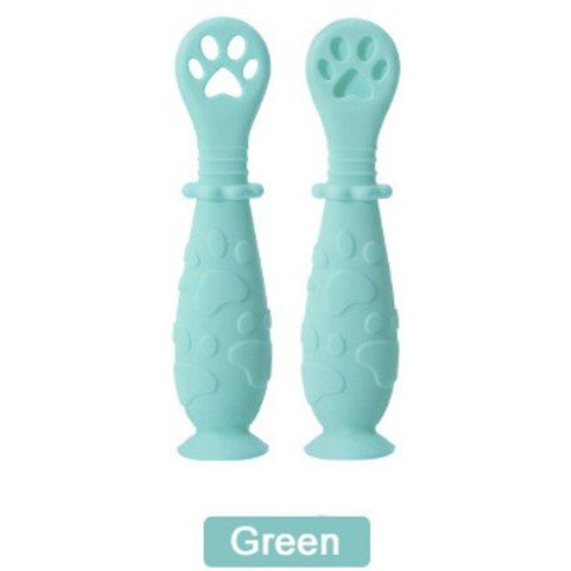 Ensemble De Cuillères Et Fourchettes Pour Bébé, 2 Pièces, Vaisselle D'Apprentissage Pour Bébé En Bas Âge, Couverts Pliables Pour Enfants