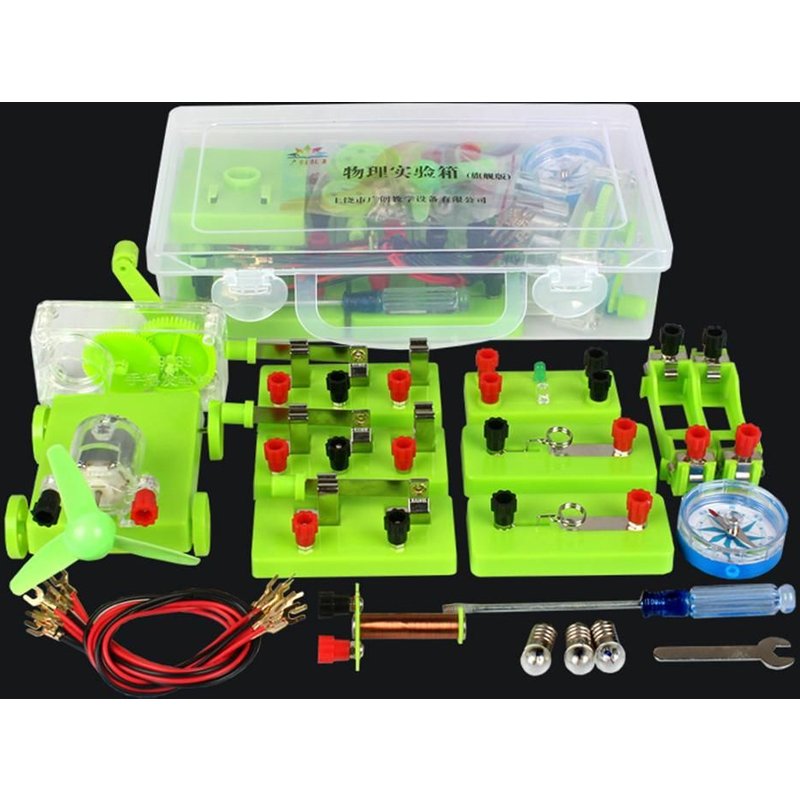 Kit D'Apprentissage Du Magnétisme Électrique De Base, Kit De Blocs De Jouets Éducatifs Pour Enfants, Jouet Amusant, Jouet De Développement Physique