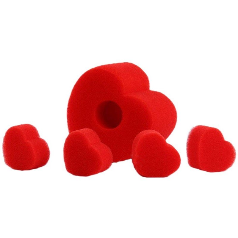 Boule Éponge Magique Rouge, 5 Pièces, Coeur, Boules D'Amour, Illusion, Outils Magiques, Rue, Gros Plan, Scène, Doigt, Tour De Magie, Jouet