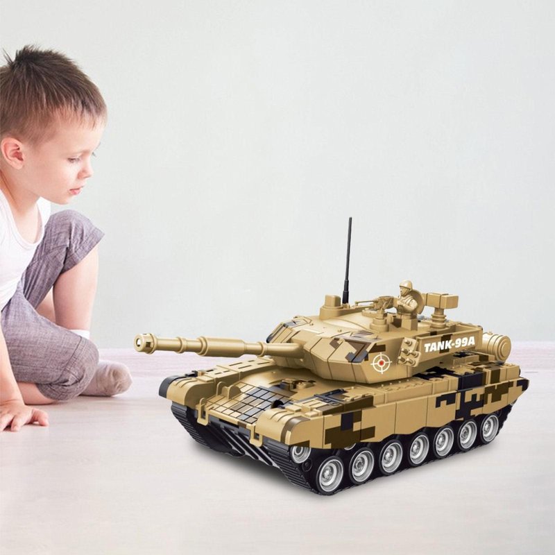 Modèle De Réservoir Avec Jouets Éducatifs Légers Et Sonores, Jouet De Transport Pour Garçons, Cadeaux D'Anniversaire