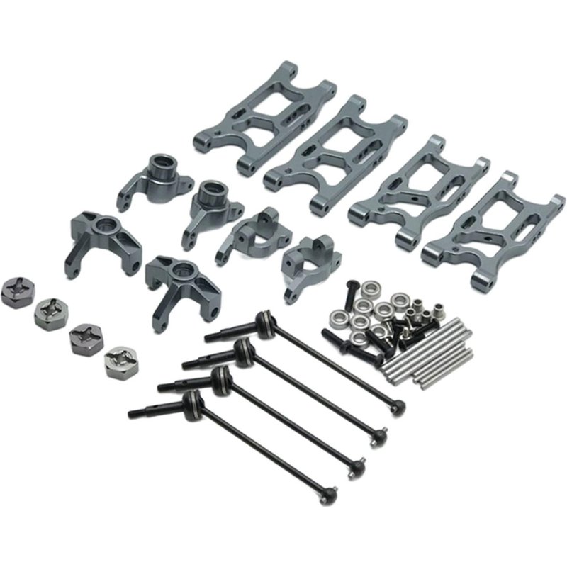 Kit Complet De Mise À Niveau En Métal Rc, Pour Buggy Wltoys 144001 1/12 124016 124017 124019