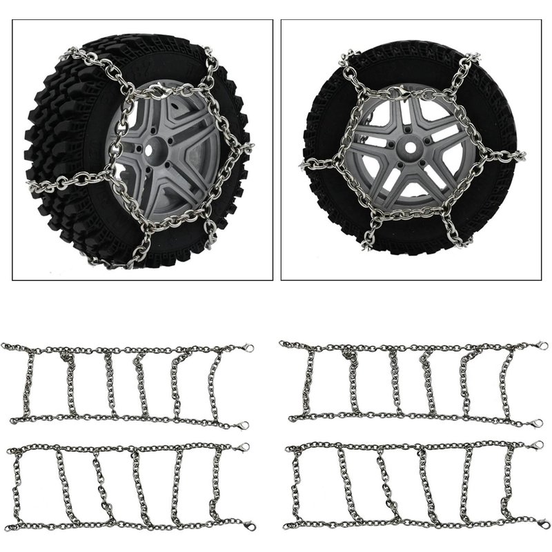 Pneus Rc À Chenilles Avec Roues En Métal Pour 1/12 Mn86k Mn86ks, Tout-Terrain, Modèle De Voiture Buggy Monstre, Bricolage, Accessoires De Remplacement, Modification