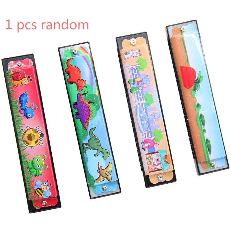 Harmonica Professionnel À 16 Trous, Orgue Métallique Pour Débutants, Jouet D'Illumination Créative Pour Enfants, Cadeau