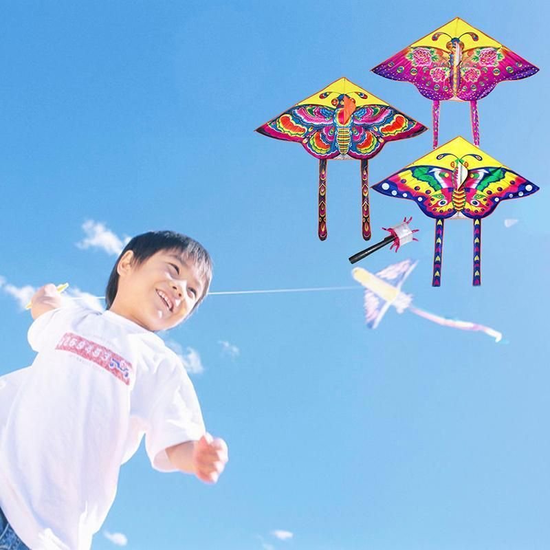 Cerf-Volant De Sport De Plein Air Pour Enfants, 90x50cm, Jeu De Société Durable, Sans Corde, R8p7