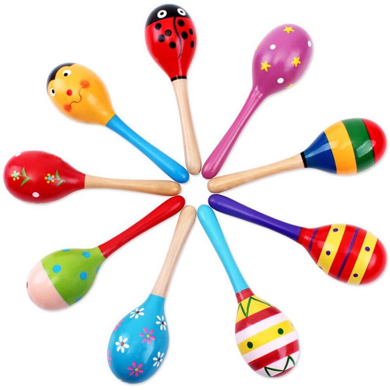 Marteau De Sable Pour Enfants, Jouets Éducatifs, Boule De Bois, Cadeaux Pour Enfants, Jouet De Percussion, Hochet Musical, Instrument, 1 Pièce, R1b6