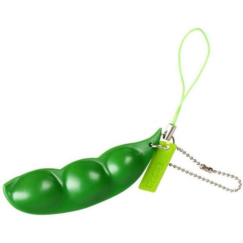 Jouets À Pression Illimitée, Expression Edamame, Anti-Stress, Chaîne D'Ornement, Jouet De Décompression, Pendentif Rel S0z7