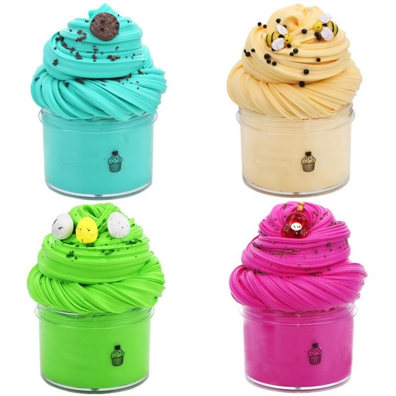 Jouets Slime Moelleux En Argile, Anti-Stress Parfumé, Jouet Pour Enfants, En Coton, Libération De Boue, Jouet En Plasticine, Cadeau Éducatif D'Apprentissage