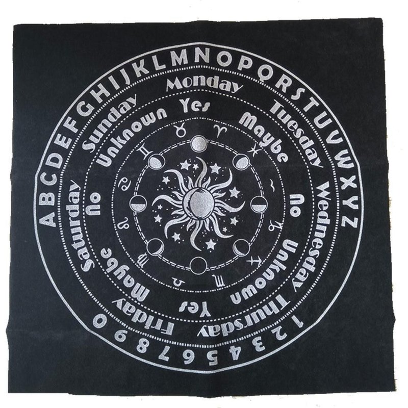 Nappe De Tarot De Divination, Tapis De Cartes De Tarot, Pendule, Nappe De Table Magique, Runes 30x30cm, Autel Tarot Y4s1