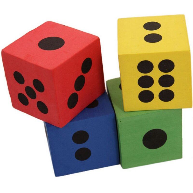 Dés En Mousse Eva 12 Pièces, Jouets Éducatifs Pour Enfants, Jeu Interactif Parent-Enfant, Échange De Monde, Pu1q2