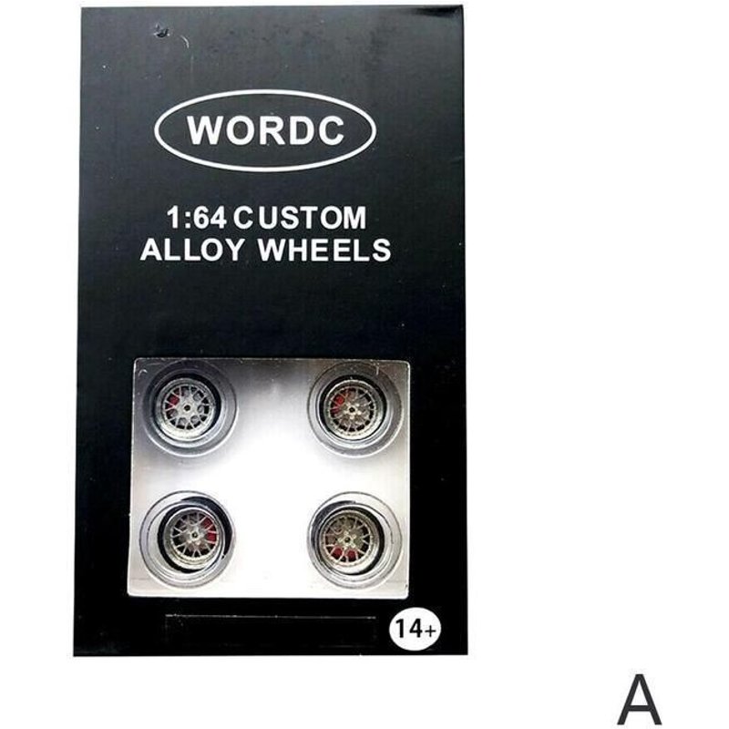 4 Modèles De Pneus Modifiés, 3 Essieux, 5 Embouts, Accessoires De Moulage Sous Pression, Roue En Caoutchouc, Changement De Pneus, Modèle De Voiture Général, 1:64