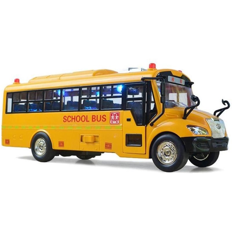 Bus Scolaire À Inertie, Jouet De Simulation, Modèle De Voiture Pour Enfants, Musique, Éclairage, Voiture À Friction, G3a5