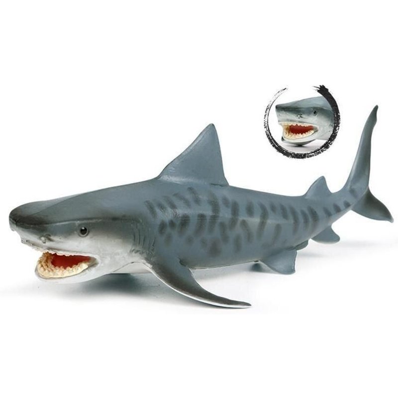 Jouet De Collection En Forme De Requin Pour Enfants, ModÚle Animal Réaliste, Anti-Stress, Jeu De Collection, Cadeau De Noël, D7z7