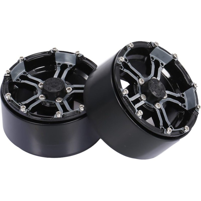 Kit De Moyeu De Roue En Acier Pour Pneus 1.9in, 2 Pièces, Pièces De Voiture Rc 1/10 Traxxas Hsp Redcat Rc4wd Tamiya Axial Scx10 D90 Hpi