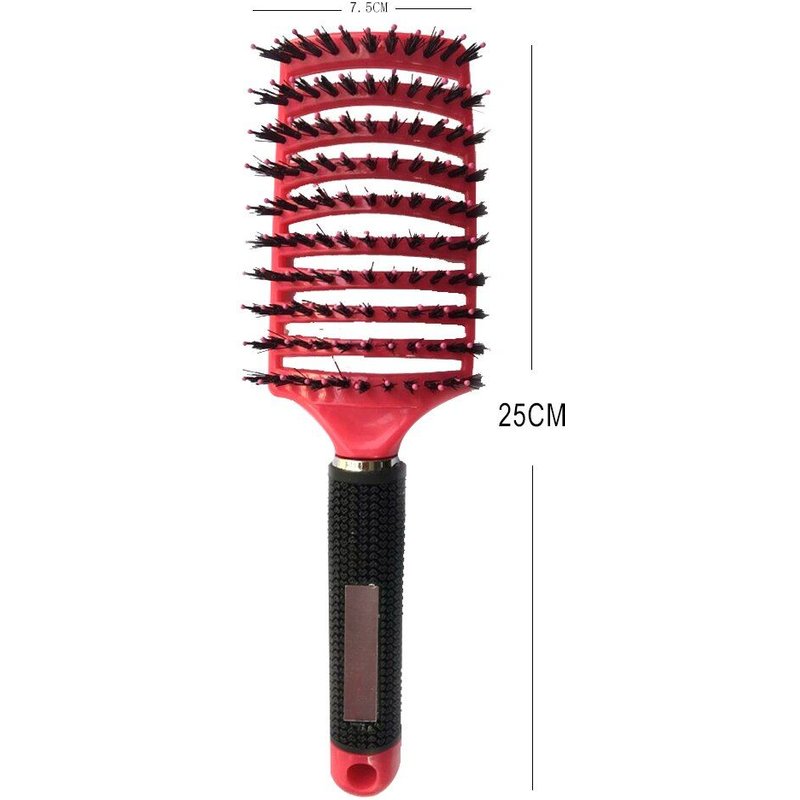 Peigne De Massage Du Cuir Chevelu Pour Femmes, Brosse À Cheveux En Nylon Abs, Pour Cheveux Humides Et Bouclés, Outils De Coiffure