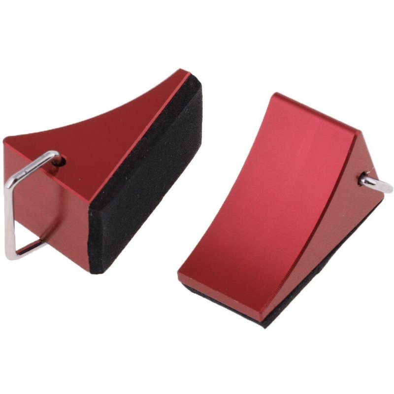 Bouchon De Pneu Antidérapant, Blocage De Roue En Métal, Bloc De Stationnement De Voiture, Camion, Remorque, 2 Pièces