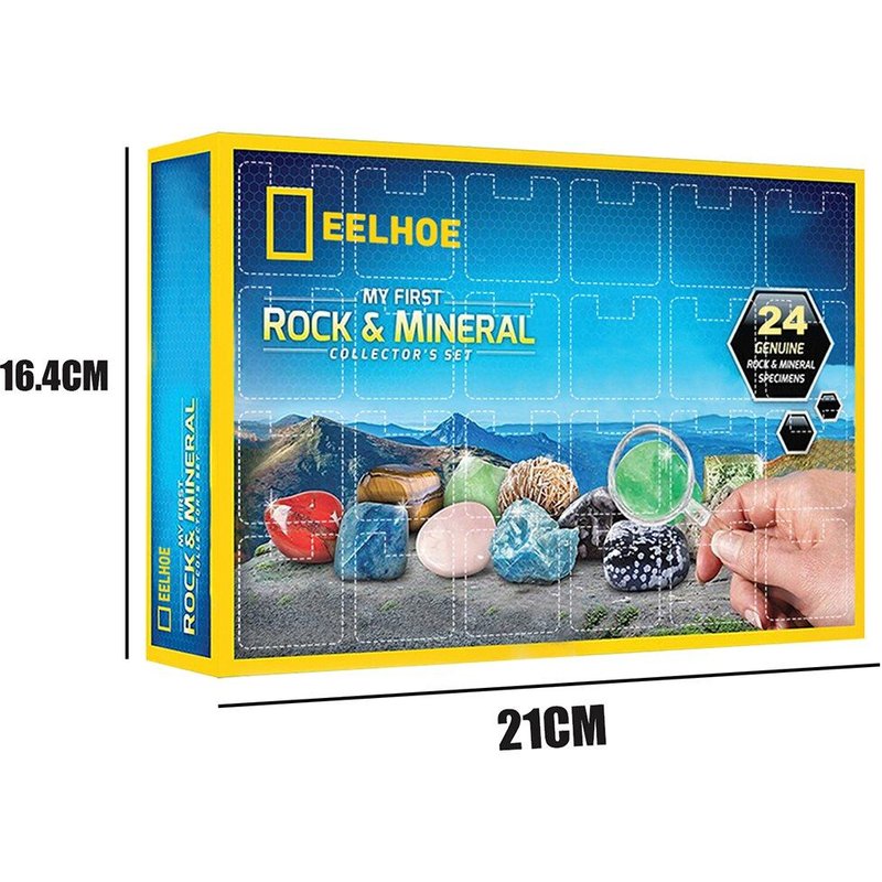 Compte À Rebours De Noël En Pierre De Minerai, Boîte Aveugle, Calendrier Festif De L'Avent, Ornement De Fête À Domicile Amusant, Cadeau Surprise Pour Enfant, Jouet Éducatif