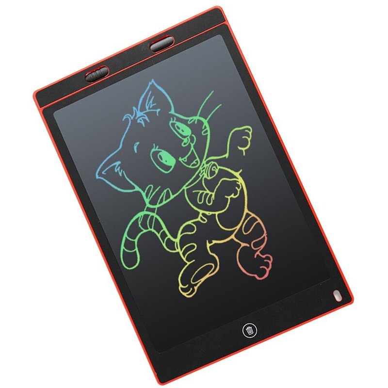 Planche À Dessin Électronique Colorée Avec Écran Lcd De 12 Pouces, Tablette D'Écriture Réutilisable, Effaçable, Jouet Pour Enfants